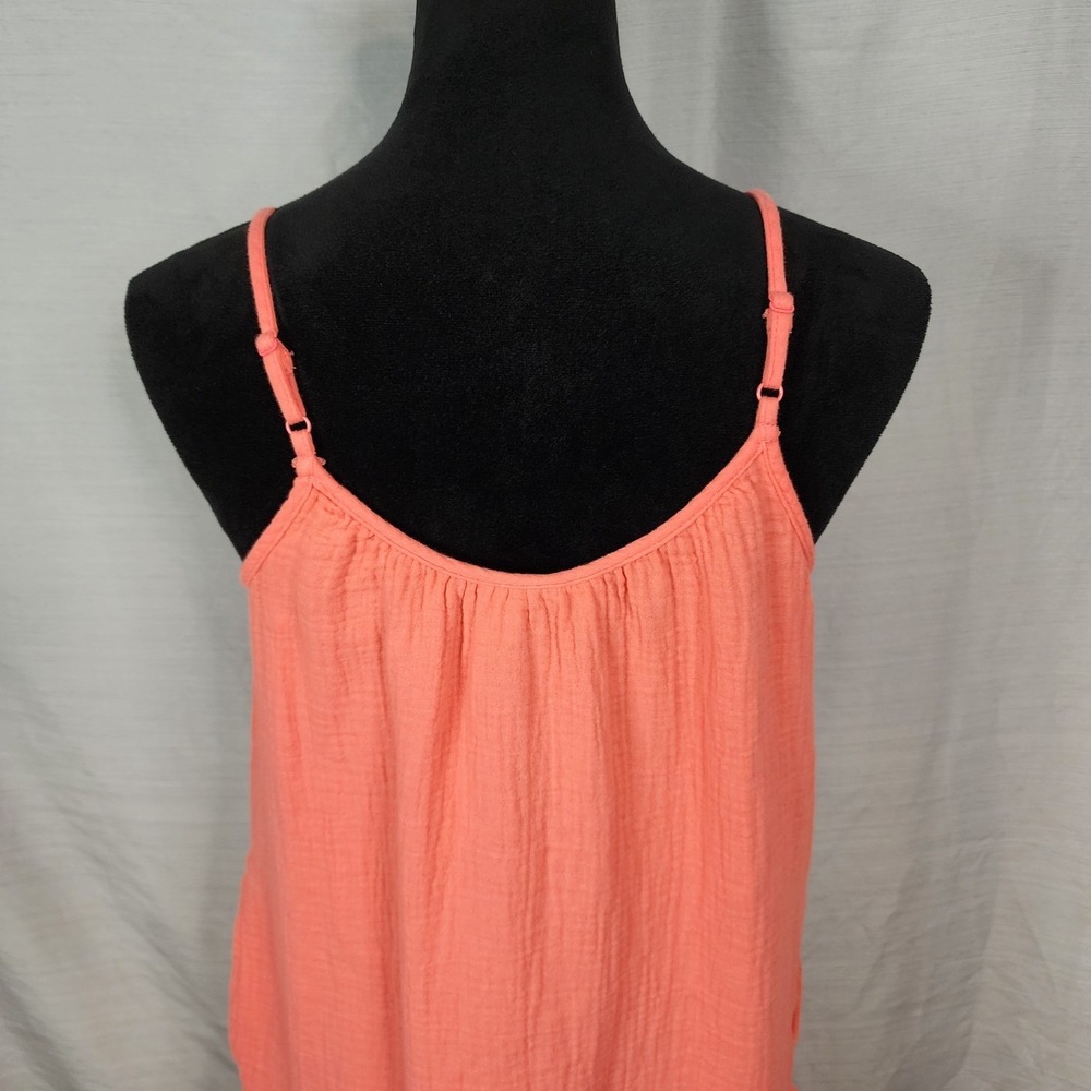 UNIVERSAL THREAD Size Small Cotton Gauze Spaghetti Strap Ruffled Breezy Dress - Picture 6 of 9